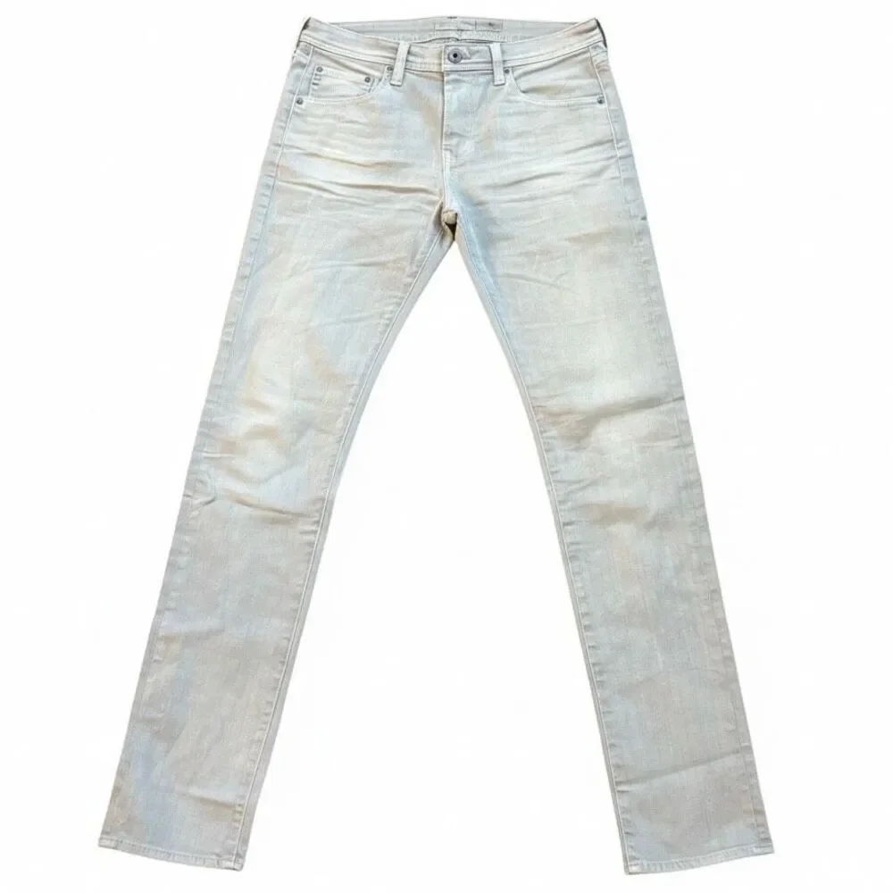 AG Adriano Goldschmied Men's Premium Denim Jeans Light Grey Wash Sz 32  NWOT